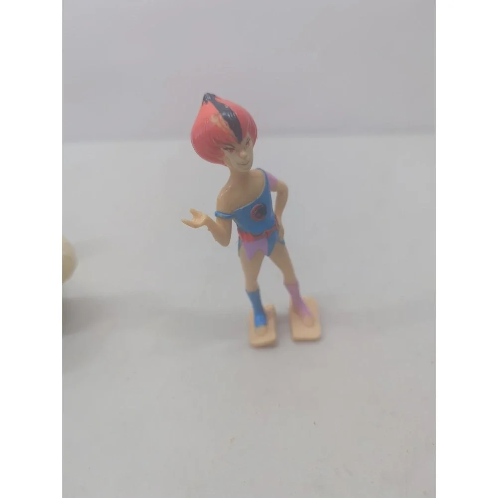 Lot Of 4 Vtg Thundercats Figures Wilykit Monkian Mumm-Ra, Tuska Warrior *Read